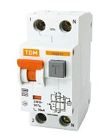 Выключатель автоматический дифференциальный АВДТ 32 1п+N 32А C 30мА тип A | код. SQ0202-0032 | TDM 